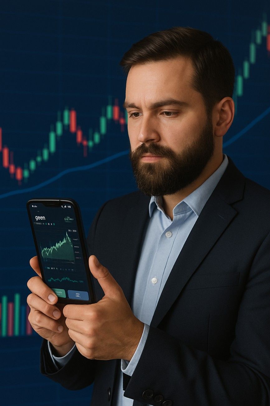 gen z investors 2025 using digital finance apps on smartphone